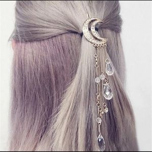 Clip hair moon cross start sun